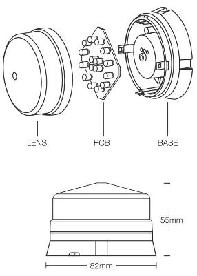 Technical Detail Strobe Light Demco D-134